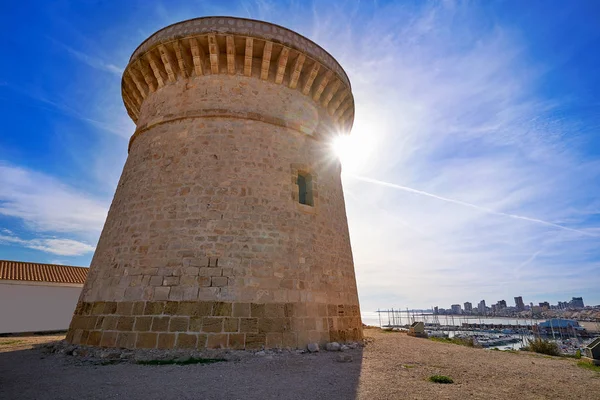 Campello Isleta Illeta Toren Alicante Spanje — Stockfoto