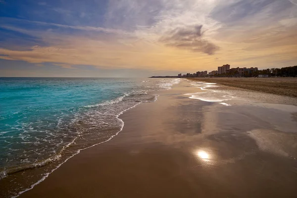 Campello Stranden Muchavista Playa Alicante Costa Blanca Spanien — Stockfoto