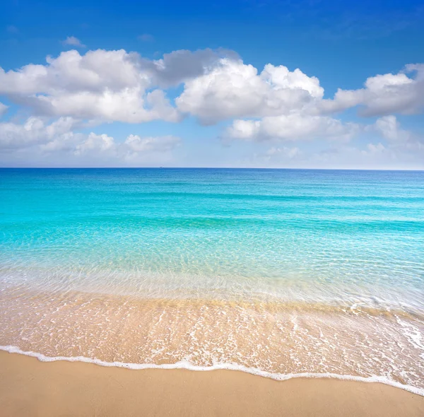 Perfecte Mediterranean Beach Costa Blanca Spanje Alicante — Stockfoto