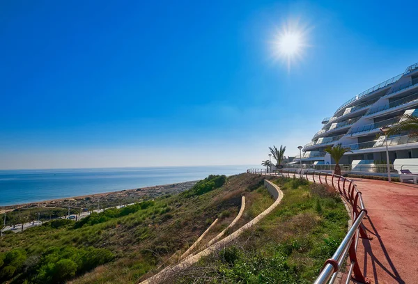 Playa Arenals Del Sol Elche Elx Alicante Costa Blanca Vista — Foto de Stock