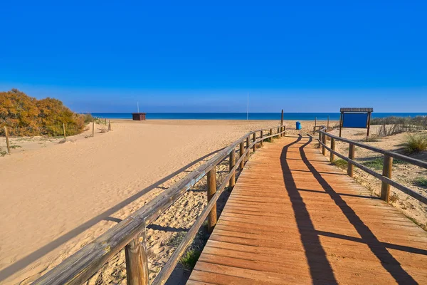 Carabassi 海滩沙丘在西班牙阿利坎特的 Elx Elche Costa Blanca 也卡拉巴斯 — 图库照片