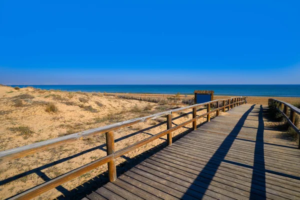 Carabassi Stranden Dunes Elx Elche Med Alicante Spanien Costa Blanca — Stockfoto