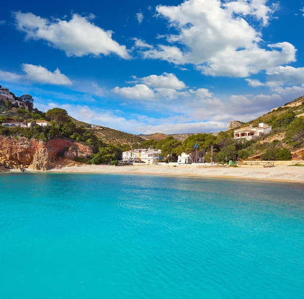 Granadella Plaj Akdeniz Javea Alicante Spanya Xabia — Stok fotoğraf