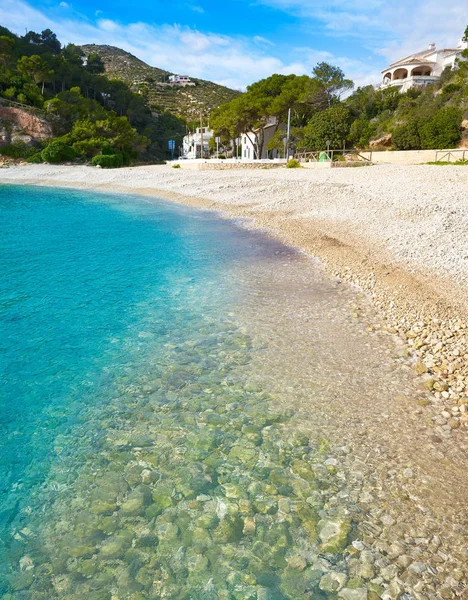 Granadella Beach Földközi Tenger Javea Xabia Alicante Spanyolország — Stock Fotó