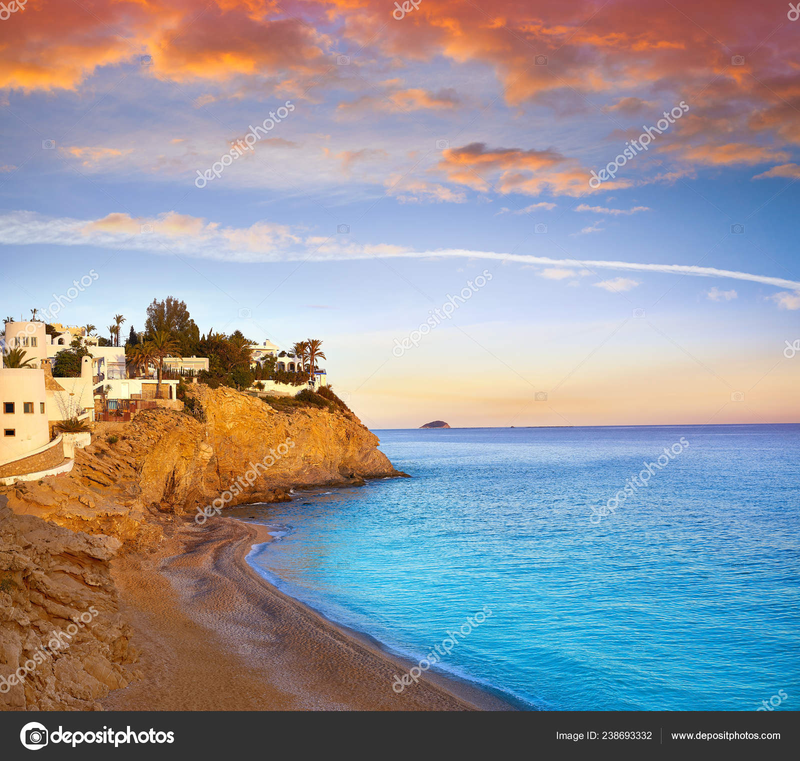 Esparrello Beach Playa Villajoyosa Alicante Spain Also Asparrallo