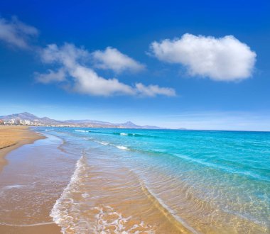San Juan, Alicante beach playa adlı Costa blanca, İspanya