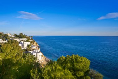 Esparrello plaj playa Villajoyosa Alicante İspanya'da Vila Joiosa Costa Blanca, Asparrallo