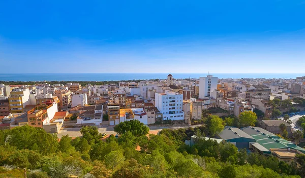 Guardamar Del Segura Skyline Lotnicze Alicante Hiszpania — Zdjęcie stockowe