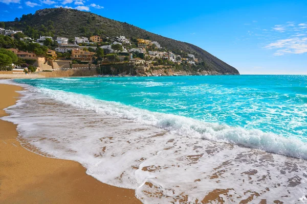 Portet Strand Der Moraira Von Teulada Bei Alicante Spanien Costa — Stockfoto