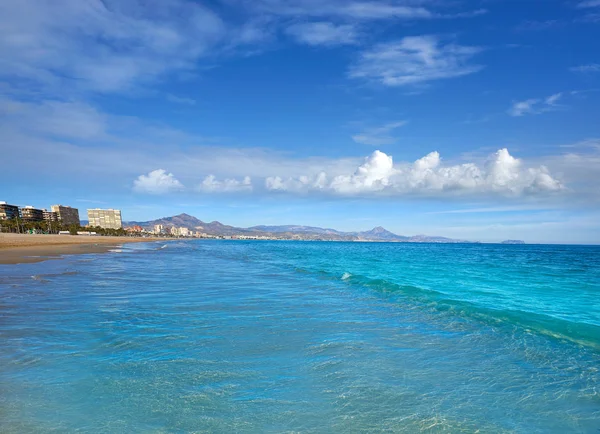 San Juan Alicante Beach Playa Costa Blanca Spain — Stock Photo, Image