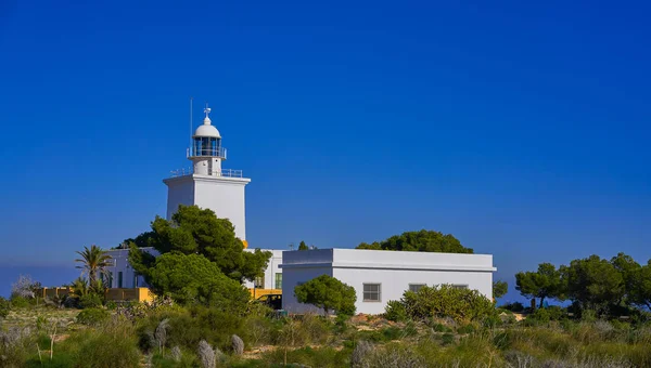 Faro Santa Pola Alicante Costa Blanca España — Foto de Stock