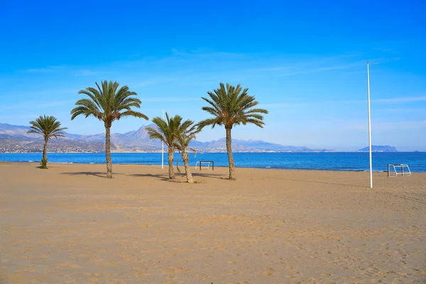 San Juan Alicante Beach Playa Costa Blanca Spain — Stock Photo, Image