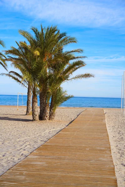 San Juan Alicante Strand Playa Costa Blanca Spanien — Stockfoto