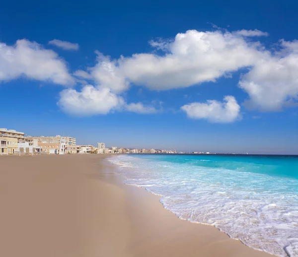 Alicante Spain Costa Blanca Santa Pola Tamarit Beach — Stok fotoğraf