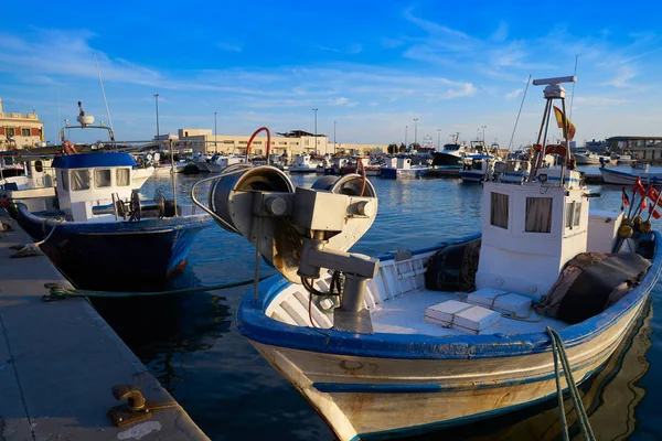 Рыболовные Суда Порта Санта Пола Аликанте — стоковое фото