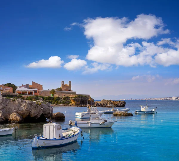 Puerto Insular Nova Tabarca Alicante España — Foto de Stock