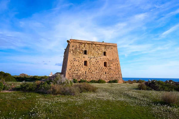 Σαν Χοσέ Πύργος Στη Nova Tabarca Νησί Του Αλικάντε Ισπανίας — Φωτογραφία Αρχείου