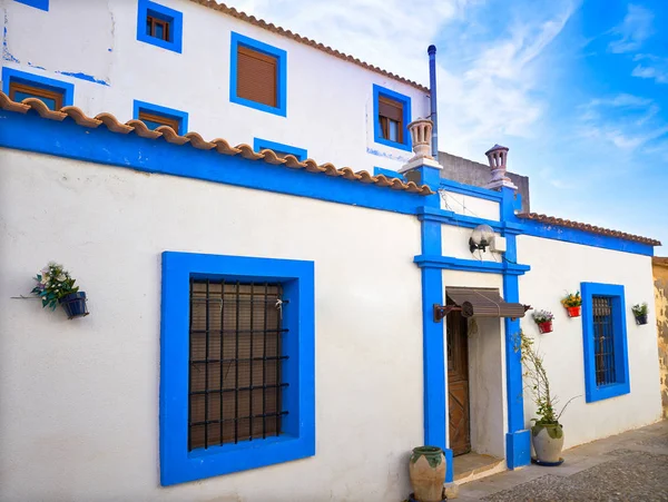 Isla Nova Tabarca Fachadas Blancas Alicante España — Foto de Stock