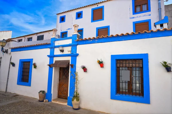 Isla Nova Tabarca Fachadas Blancas Alicante España — Foto de Stock