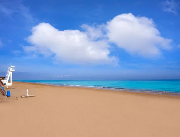 Παραλία Playa Mata Torrevieja Του Αλικάντε Στην Ισπανία Κόστα Μπλάνκα — Φωτογραφία Αρχείου