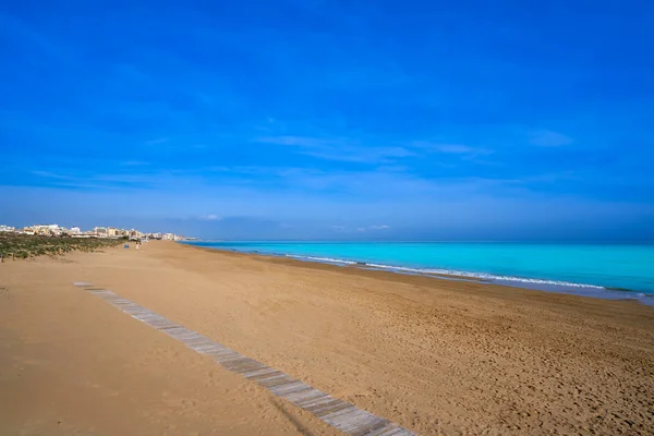 Pláž Playa Mata Torrevieja Alicante Španělsku Costa Blanca — Stock fotografie