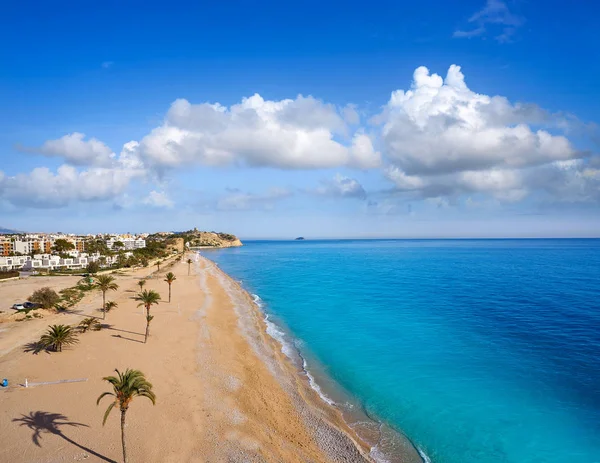 Paradis Oder Paraiso Beach Playa Vila Joiosa Von Alicante Von — Stockfoto