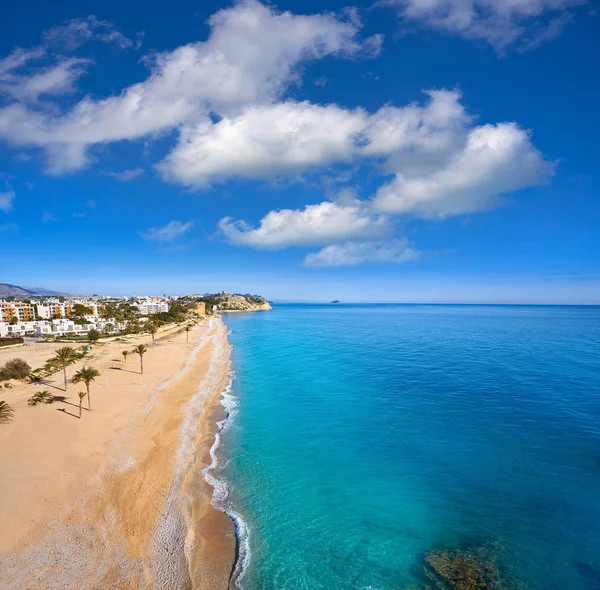 Paradis Veya Paraiso Beach Playa Vila Joiosa Alicante Spanya Costa — Stok fotoğraf