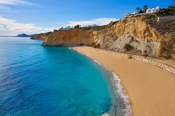 Bol Bon Nou Plaj Villajoyosa Alicante Nou Spanya Costa Blanca — Stok fotoğraf