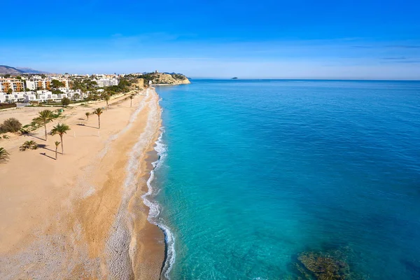 Playa Paradis Paraiso Vila Joiosa Alicante España También Villajoyosa Costa — Foto de Stock