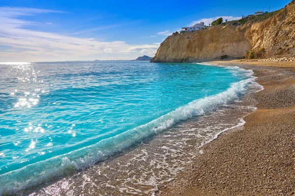 Bol Nou Bon Nou Strand Villajoyosa Alicante Spanyolország Costa Blanca — Stock Fotó