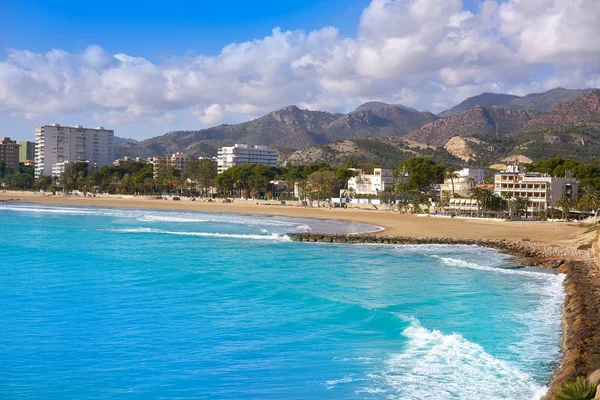 Stranden Benicassim Voramar playa Castellon — Stockfoto