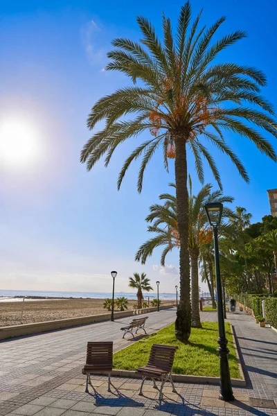 Stranden Benicassim Voramar playa Castellon — Stockfoto