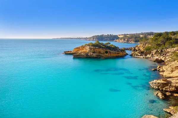 Ametlla L 'ametlla de mar praia illot — Fotografia de Stock