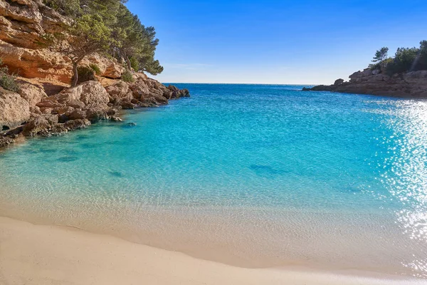 Stranden Cala Calafato Ametlla de mar — Stockfoto