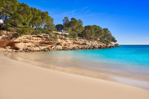 Spiaggia di Cala Calafato Ametlla de mar — Foto Stock