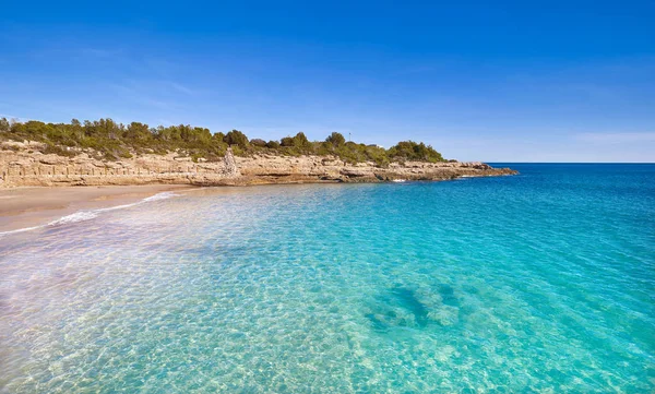 Spiaggia di Ametlla L'ametlla de mar Cala Vidre — Foto Stock