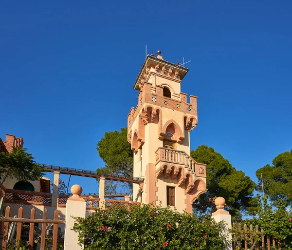 Villa Torre herritage huizen in Benicassim — Stockfoto