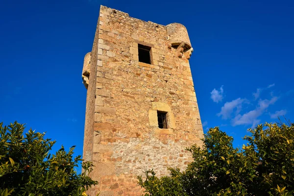 Torre di Guardia Gats vigia Cabanes Castellon — Foto Stock