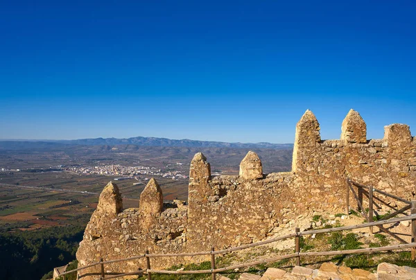 Alcala de Chivert Castellon 'daki Xivert kalesi. — Stok fotoğraf