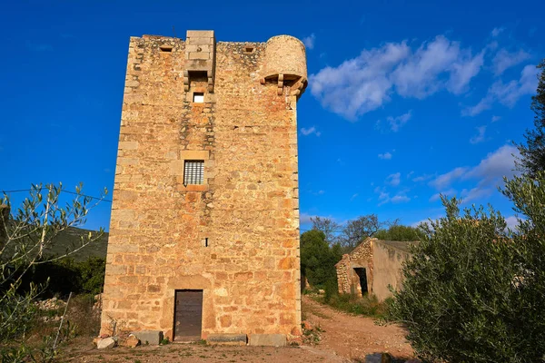 Torre di Guardia Carmelet Cabanes Castellon — Foto Stock