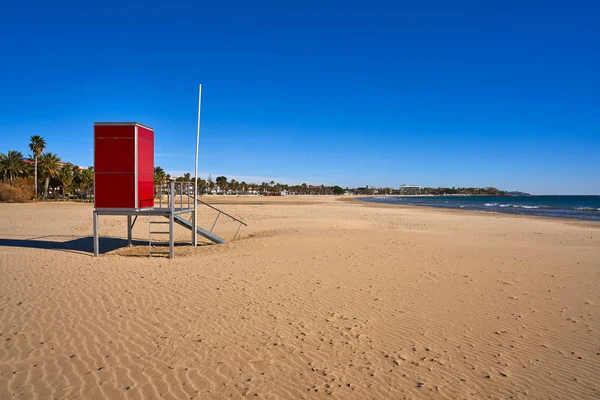 Praia Platja Prat d 'En Fores em Cambrils — Fotografia de Stock