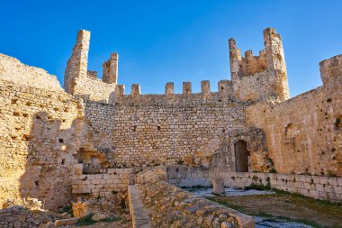 Alcala de Chivert Castellon 'daki Xivert kalesi.