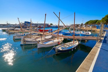 Tarragona Katalonya 'daki Cambrils Liman Marinası
