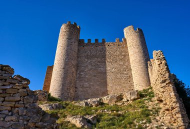 Alcala de Chivert Castellon 'daki Xivert kalesi.