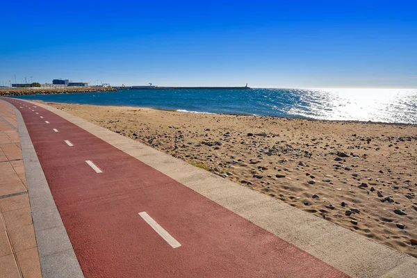 Platja la Riera beach Cambrils Tarragona — стоковое фото