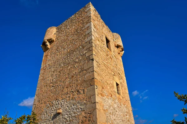Сторожевая башня Gats vigia Cabanes Castellon — стоковое фото