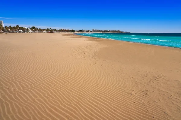 Playa Platja Prat d 'En Fores en Cambrils — Foto de Stock