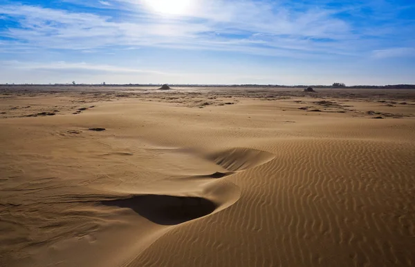 Delta del Ebro beach Punta del Fangar — Stock fotografie