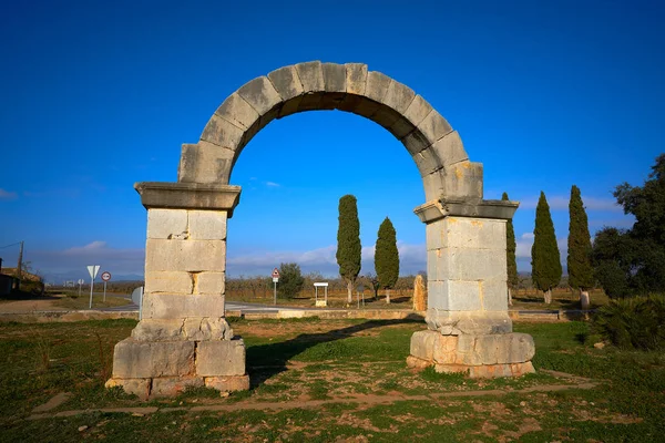 Arco romano de Cabanes en Via Augusta Catellon — Foto de Stock