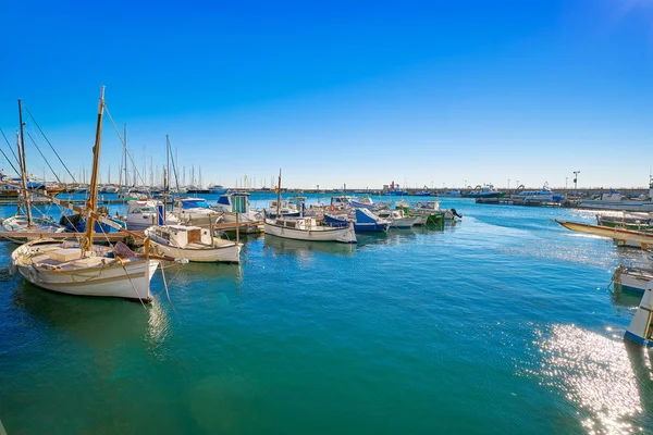 Cambrils port boats in Tarragona Catalonia — Stock Photo, Image